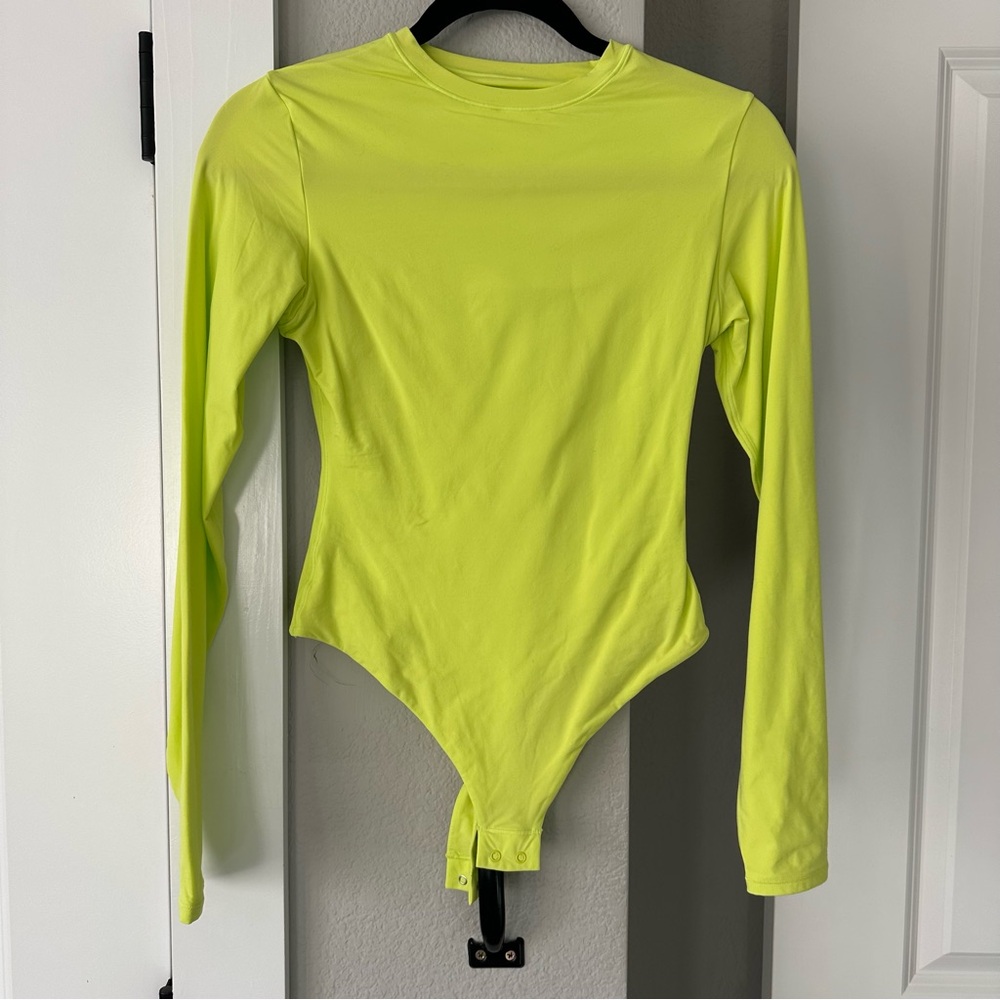SKIMS Neon Yellow Bodysuit